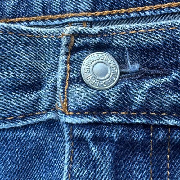 Levi’s 505 Men’s Jeans W32 L30 Straight Leg Blue Denim Classic Fit Zip Fly - Picture 7 of 16